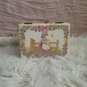 Vintage Girl's Musical Jewelry Box With Spinning Ballerina